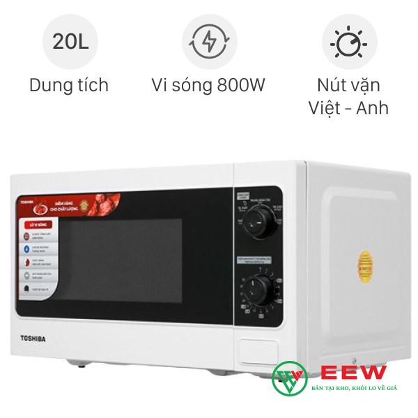 Lò vi sóng Toshiba ER-SM20(W1)VN - Màn hình LED hiện đại, dễ dàng điều khiển
