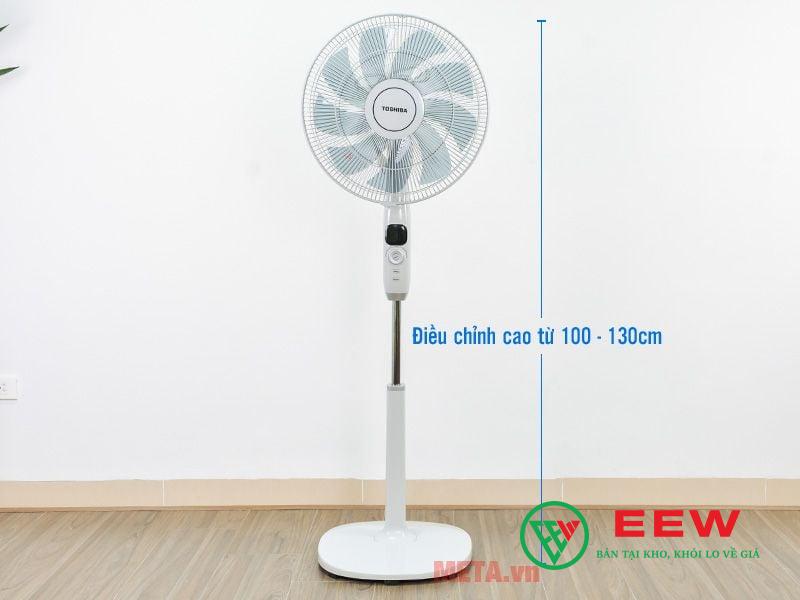 Quạt đứng Toshiba F-LSD10(H)VN - điều khiển từ xa tiện lợi, thoải mái sử dụng