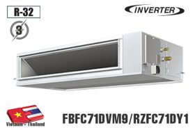 Điều hòa âm trần nối ống gió Daikin 24.000BTU 1 chiều inverter 3 Pha FBFC71DVM9/RZFC71EY1