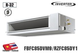 Điều hòa âm trần nối ống gió Daikin 30.000BTU 1 chiều inverter 3 Pha FBFC85DVM9/RZFC85EY1