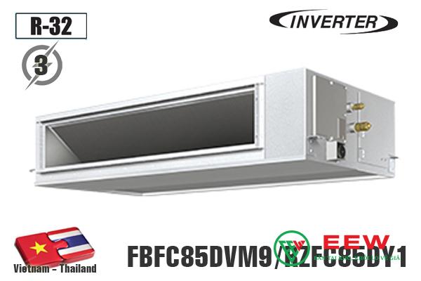 Điều hòa âm trần nối ống gió Daikin 30.000BTU 1 chiều inverter 3 Pha FBFC85DVM9/RZFC85EY1
