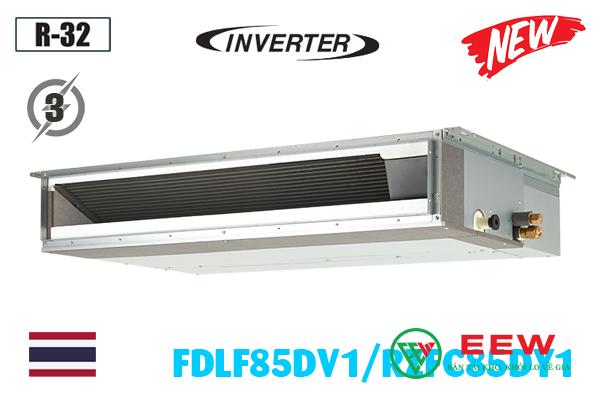 Điều hòa âm trần nối ống gió Daikin 30.000BTU 1 chiều inverter 3 Pha FBFC85DVM9/RZFC85EY1 Điều hòa âm trần nối ống gió Daikin 30.000BTU 1 chiều inverter 3 Pha FBFC85DVM9/RZFC85EY1
