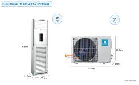 Điều hòa tủ đứng Casper 28.000BTU FC-28TL22