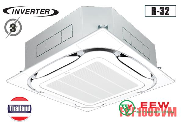 Điều hòa âm trần Daikin 34000BTU 2 chiều inverter 3 Pha FCF100CVM/RZA100DY1