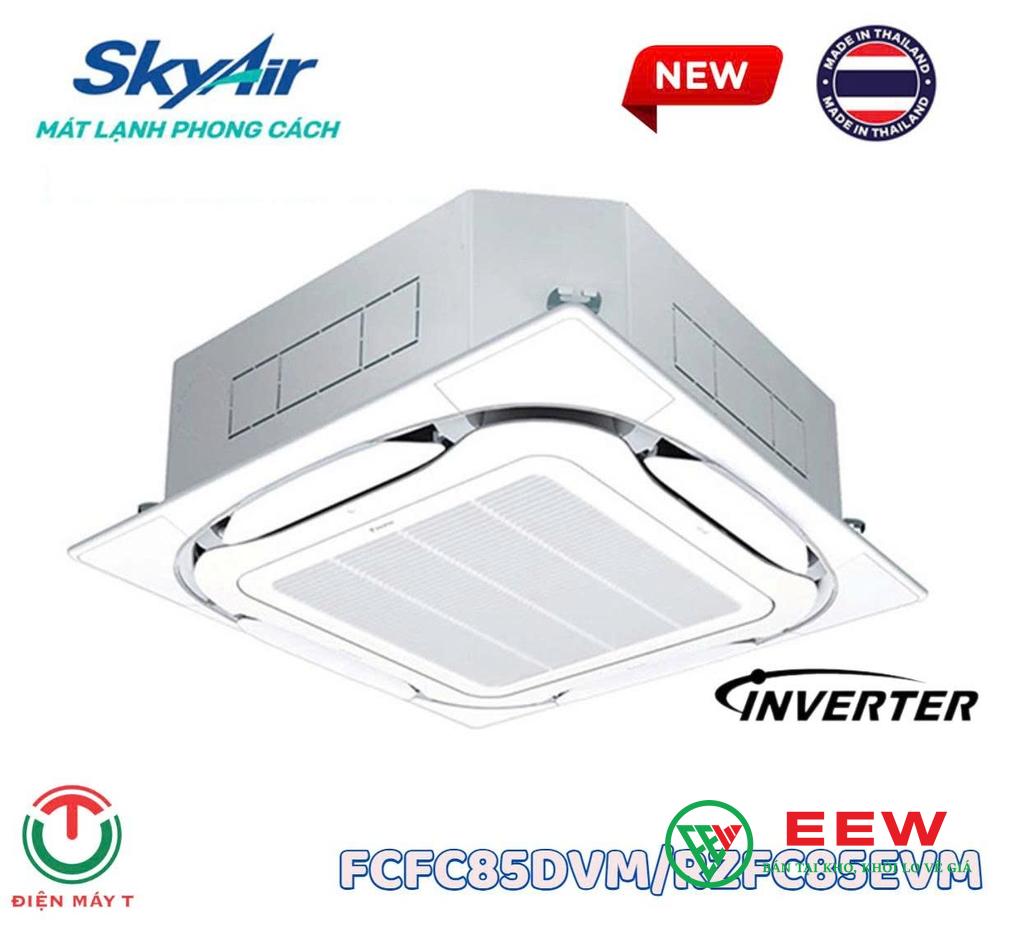 Điều hòa âm trần Daikin FCFC85DVM/RZFC85EVM - tiết kiệm điện tối ưu, công nghệ inverter tiên tiến