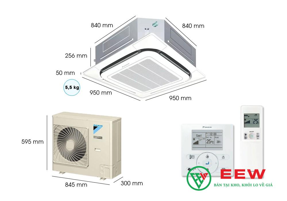 Điều hòa âm trần Daikin 1 chiều 21.000BTU FCNQ21MV1/RNQ21MV19 Điều hòa âm trần Daikin 1 chiều 21.000BTU FCNQ21MV1/RNQ21MV19