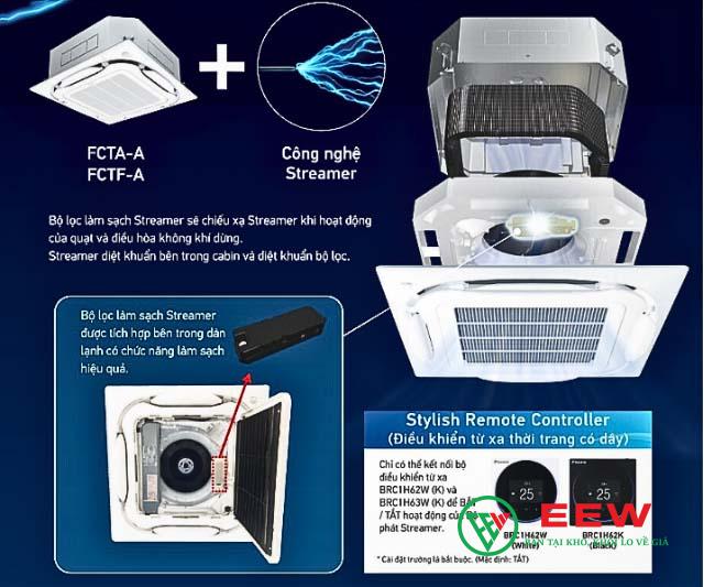 Điều hòa âm trần 34000BTU 2 chiều Daikin inverter 3 Pha FCTF100AVM/RZA100DY1 Điều hòa âm trần 34000BTU 2 chiều Daikin inverter 3 Pha FCTF100AVM/RZA100DY1