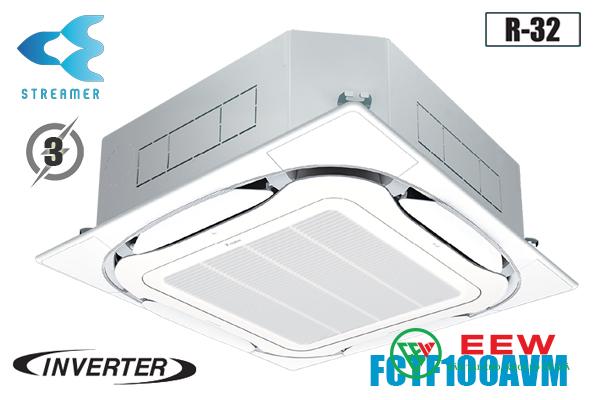 Điều hòa âm trần 34000BTU Daikin 1 chiều inverter 3 pha FCTF100AVM/RZF100DYM
