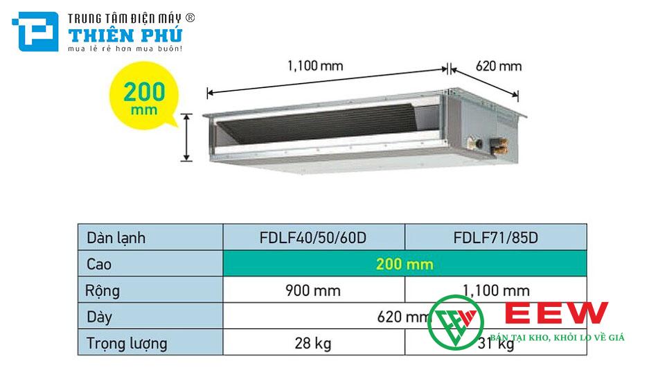 Điều hòa Daikin nối ống gió 24.200BTU inverter 3 Pha - Hoạt động bền bỉ, tuổi thọ cao vượt trội