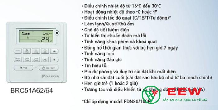 Điều hòa âm trần nối ống gió Daikin 150.000BTU FDN150HY1