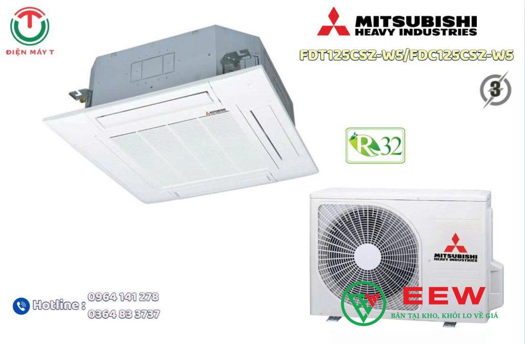 Điều hòa âm trần Mitsubishi Heavy FDT125CSZ-W5 - công suất 42.000BTU, làm mát nhanh chóng mọi căn phòng