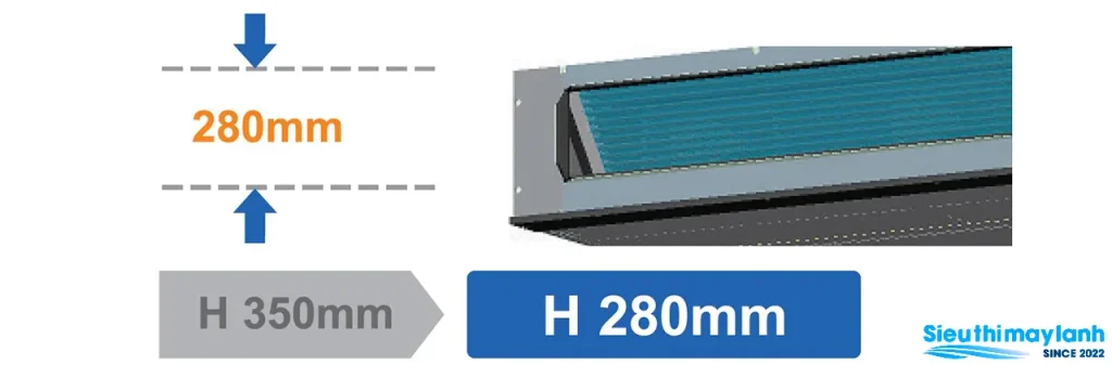 Điều hòa nối ống gió Mitsubishi Heavy inverter 34000BTU FDU100YA-W5