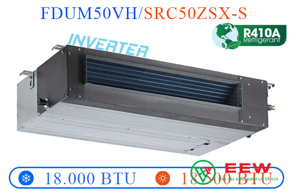 Điều hòa nối ống gió Mitsubishi Heavy 18000BTU 2 chiều FDUM50VH/SRC50ZSX-W3 Điều hòa nối ống gió Mitsubishi Heavy 18000BTU 2 chiều FDUM50VH/SRC50ZSX-W3