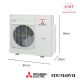 Điều hòa nối ống gió Mitsubishi Heavy 24000BTU 2 chiều FDUM70VHS/FDC70VNXS-W5 - ảnh 2
