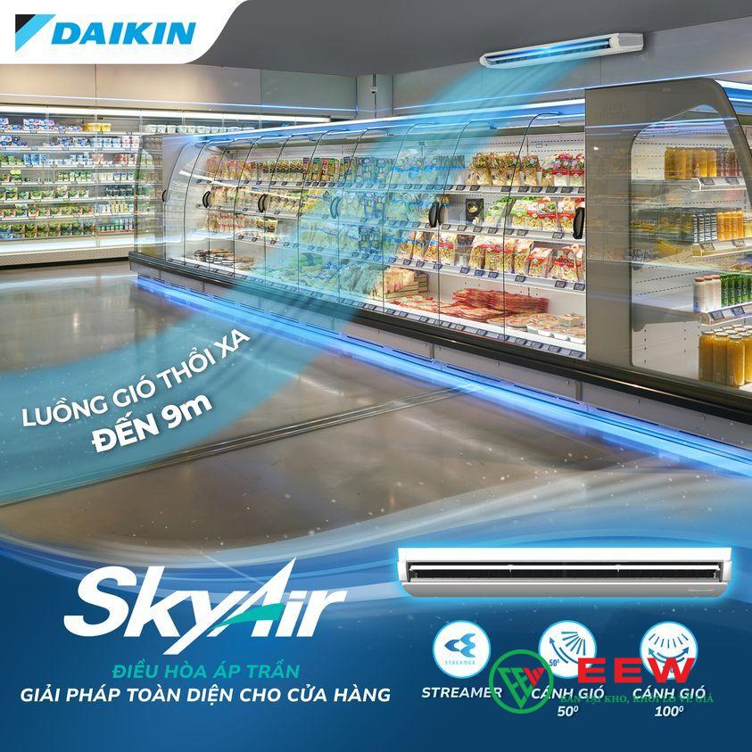 Điều hòa áp trần Daikin 34000BTU inverter 1 chiều FHA100CVMV/RZF100CVM Điều hòa áp trần Daikin 34000BTU inverter 1 chiều FHA100CVMV/RZF100CVM