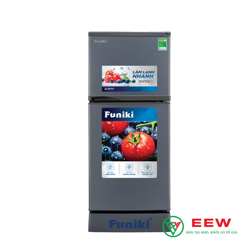 Funiki FR-135CD 2 cánh - ngăn đá rộng rãi, tủ mát thông minh, tiện lợi cho gia đình nhỏ