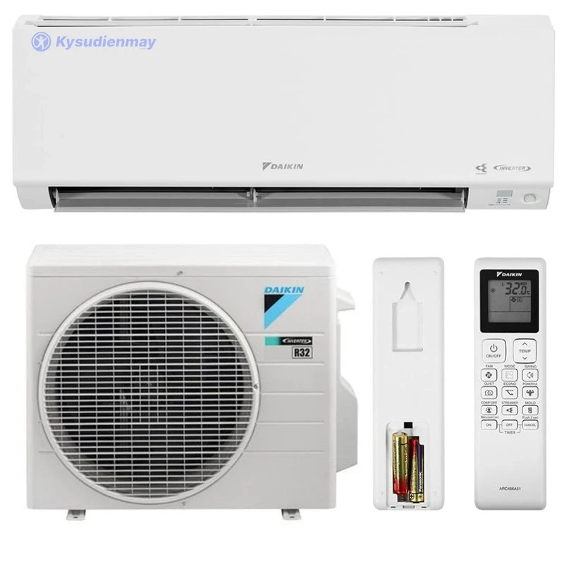 Điều hòa Daikin inverter 12000BTU - thiết kế sang trọng, lắp đặt dễ dàng cho mọi không gian Điều hòa Daikin inverter 12000BTU - thiết kế sang trọng, lắp đặt dễ dàng cho mọi không gian