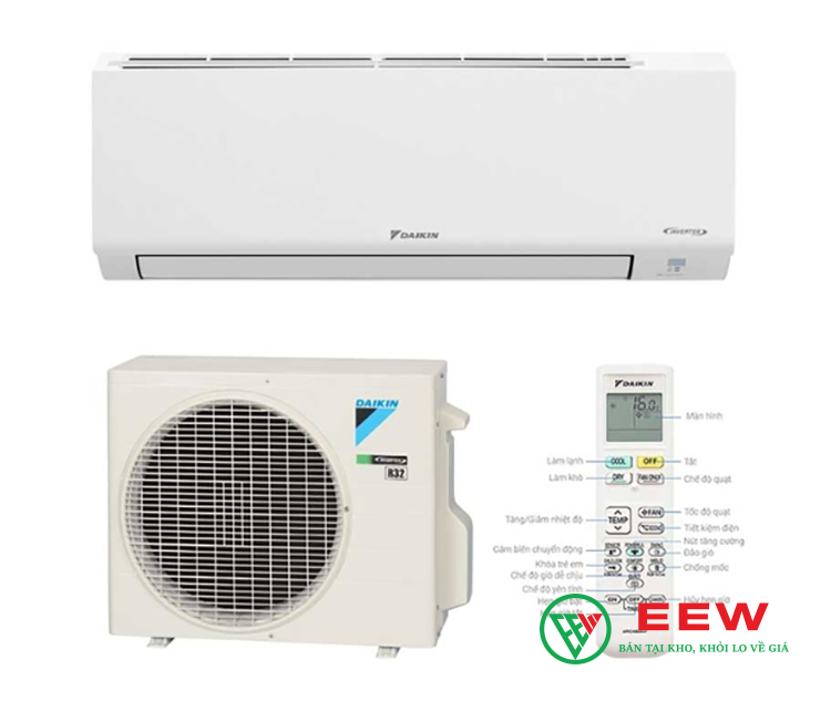 Điều hòa Daikin 9000 BTU 1 chiều inverter FTKB25ZVMV - ảnh 2