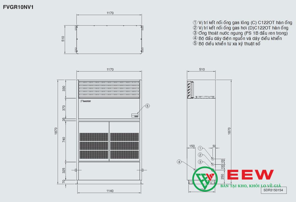 Điều hòa Daikin 1 chiều 100.000BTU - Hiệu suất làm lạnh vượt trội, tiết kiệm tối đa năng lượng Điều hòa Daikin 1 chiều 100.000BTU - Hiệu suất làm lạnh vượt trội, tiết kiệm tối đa năng lượng
