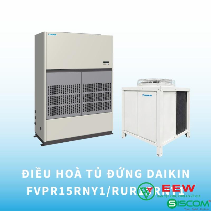 Điều hòa tủ đứng nối ống gió Daikin 1 chiều 150.000BTU FVPR15RNY1/RUR15RNY1 Điều hòa tủ đứng nối ống gió Daikin 1 chiều 150.000BTU FVPR15RNY1/RUR15RNY1