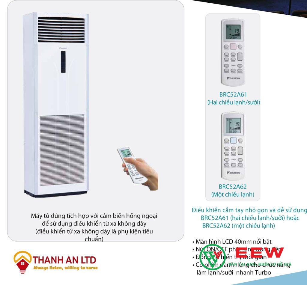Điều hòa tủ đứng Daikin 45.000BTU FVRN140BXV1V/RR140DBXY1V