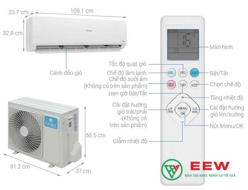 Điều hòa Casper 24000BTU inverter GC-24IS35