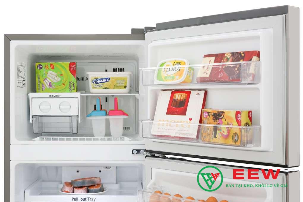 Tủ lạnh LG 2 cánh inverter 225l GN-M208PS - công nghệ inverter bền bỉ, êm ái Tủ lạnh LG 2 cánh inverter 225l GN-M208PS - công nghệ inverter bền bỉ, êm ái