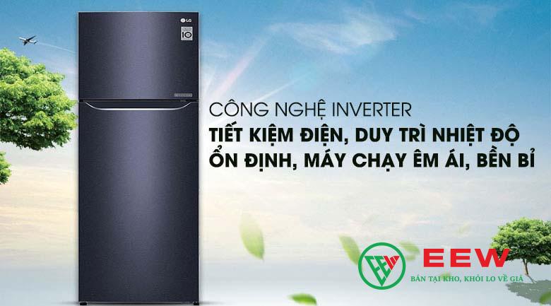 Tủ lạnh LG 272l 2 cánh inverter GN-M255BL - ngăn đá thông minh, dễ dàng vệ sinh và sử dụng Tủ lạnh LG 272l 2 cánh inverter GN-M255BL - ngăn đá thông minh, dễ dàng vệ sinh và sử dụng