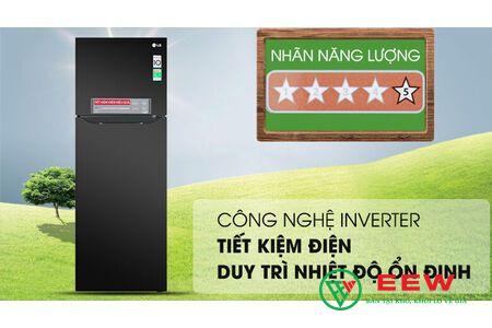 Tủ lạnh LG 333l 2 cánh inverter GN-M315BL - vận hành êm ái, bền bỉ theo thời gian Tủ lạnh LG 333l 2 cánh inverter GN-M315BL - vận hành êm ái, bền bỉ theo thời gian