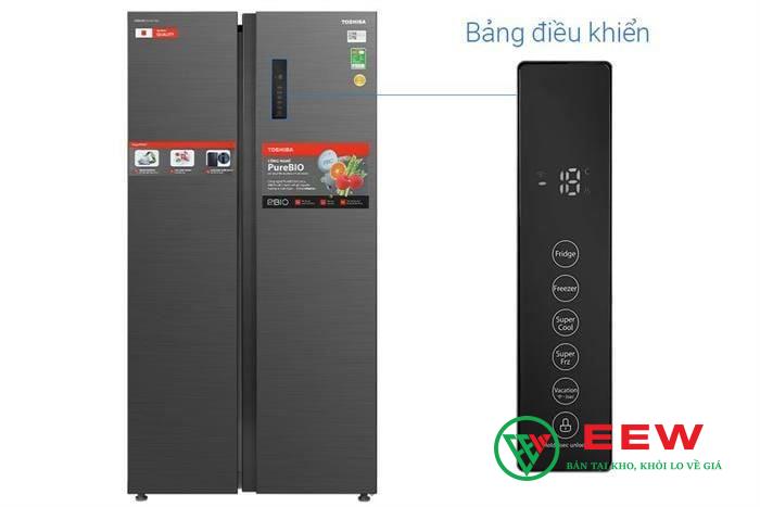 Tủ lạnh Toshiba Inverter 555 lít GR-RS696WI-PMV(60)-AG Tủ lạnh Toshiba Inverter 555 lít GR-RS696WI-PMV(60)-AG