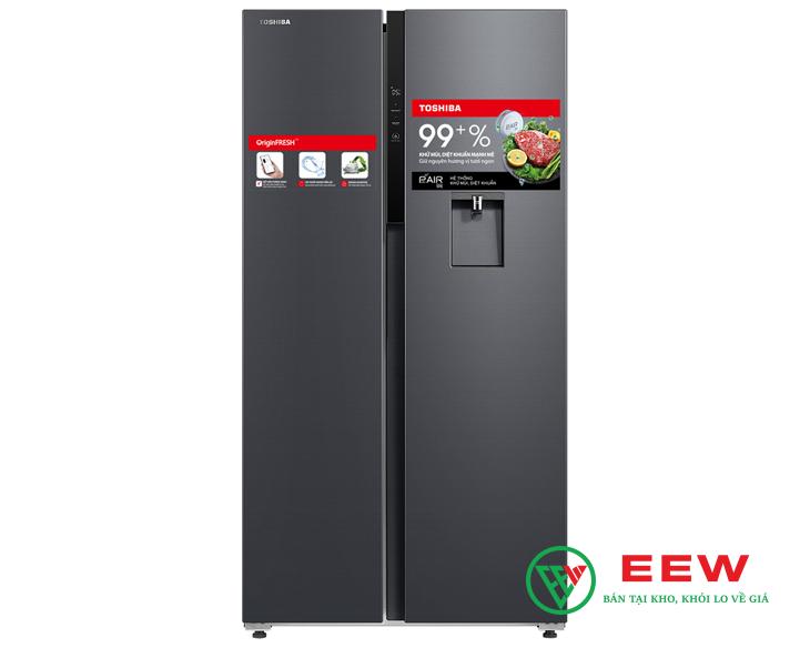 Tủ lạnh Toshiba Inverter 596L GR-RS775WI-PMV(06)-MG - dung tích khủng, lưu trữ thoải mái cho cả gia đình lớn