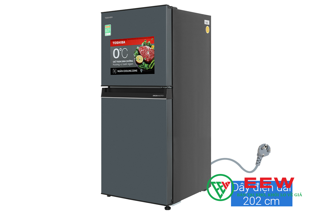 Tủ lạnh Toshiba Inverter 180L GR-RT234WE-PMV(52) – vận hành êm ái, không gian bếp yên tĩnh Tủ lạnh Toshiba Inverter 180L GR-RT234WE-PMV(52) – vận hành êm ái, không gian bếp yên tĩnh