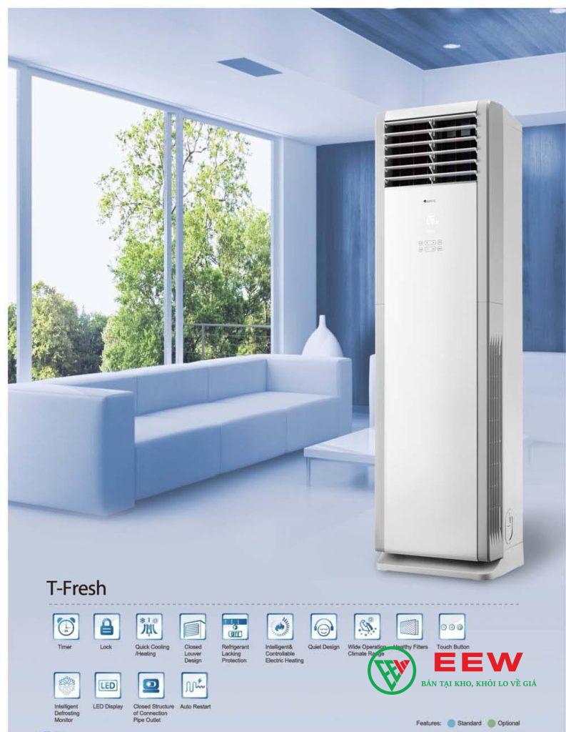 Điều hòa Gree GVC24AG 24.000BTU - công nghệ tiết kiệm điện, vận hành êm ái suốt ngày dài