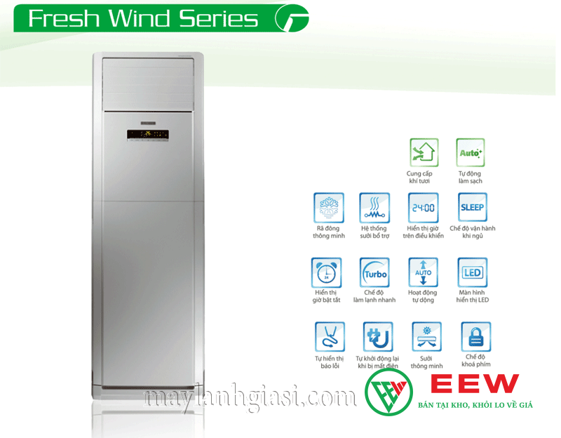 Điều hòa tủ đứng Gree 1 chiều 36.000BTU GVC36AG Điều hòa tủ đứng Gree 1 chiều 36.000BTU GVC36AG