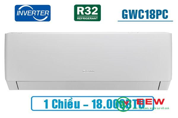 Điều hòa Gree 18000BTU 1 chiều inverter GWC18PC-K3D0P4 Điều hòa Gree 18000BTU 1 chiều inverter GWC18PC-K3D0P4