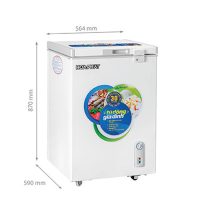 Tủ đông Hòa Phát 100l 1 ngăn dàn đồng HCF 106S1Ð
