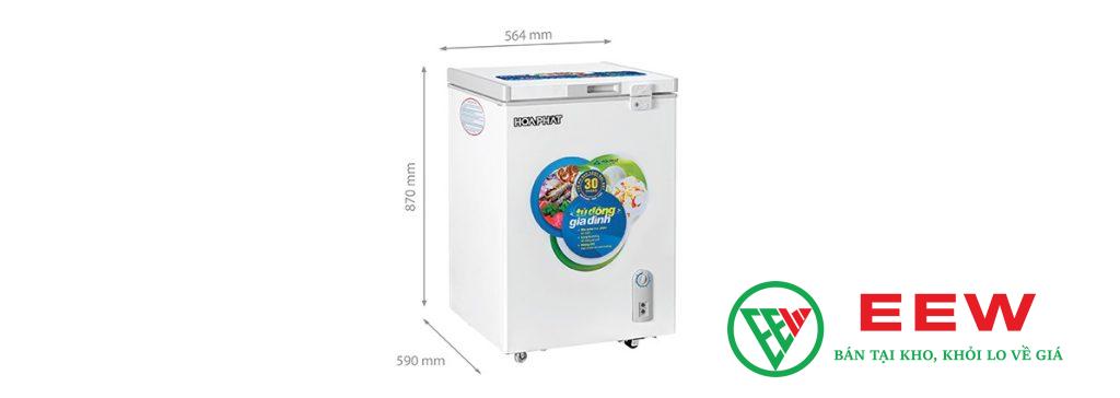 HCF 106S1N - tủ đông Hòa Phát 100l chất lượng, an toàn thực phẩm, lựa chọn thông minh