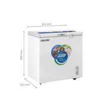 Tủ đông Hòa Phát 162l 1 ngăn dàn đồng HCF 336S1Ð1