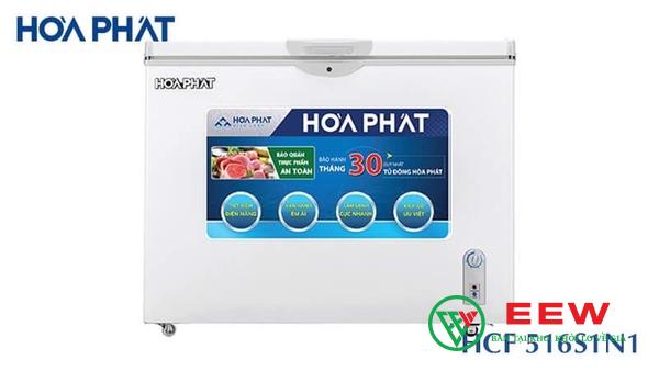 Tủ đông Hòa Phát HCF 516S1N1 - vận hành êm ái, không gian rộng rãi cho mọi loại thực phẩm