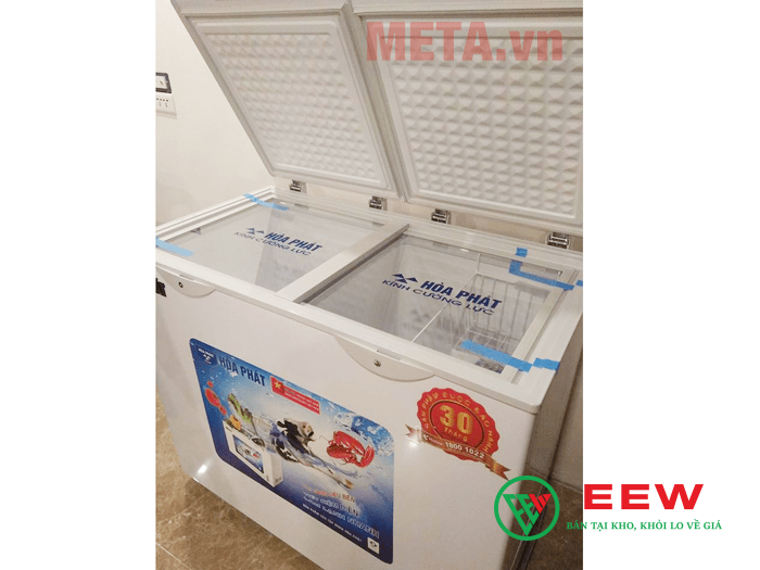 Tủ đông Hòa Phát 2 ngăn 240l dàn Nhôm HCF 606S2N2 Tủ đông Hòa Phát 2 ngăn 240l dàn Nhôm HCF 606S2N2