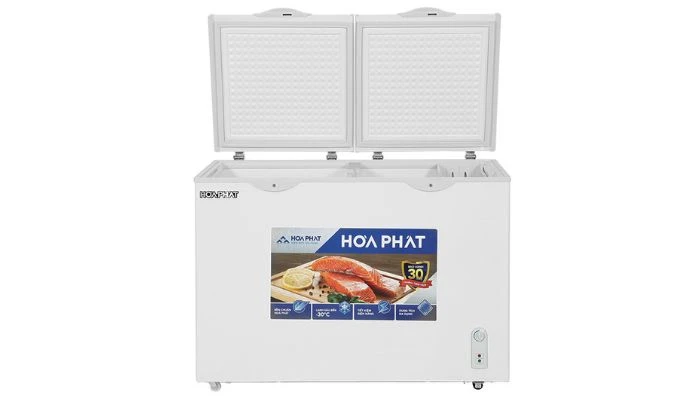 Tủ đông Hòa Phát 2 ngăn 270l - dung tích lớn, phù hợp nhà hàng và gia đình đông người Tủ đông Hòa Phát 2 ngăn 270l - dung tích lớn, phù hợp nhà hàng và gia đình đông người