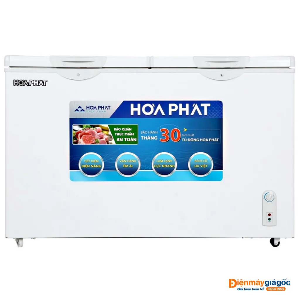 Tủ đông Hòa Phát 352l 1 ngăn HCF 666S1N2 - công nghệ hiện đại, vận hành êm ái, tiết kiệm điện hiệu quả Tủ đông Hòa Phát 352l 1 ngăn HCF 666S1N2 - công nghệ hiện đại, vận hành êm ái, tiết kiệm điện hiệu quả