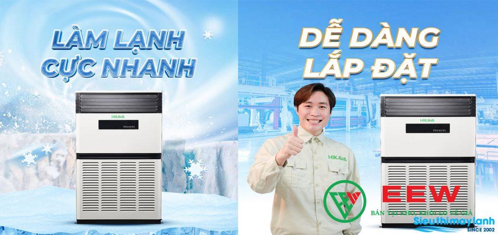 Điều hòa tủ đứng Hikawa 2 chiều HI-FH100MT - thiết kế sang trọng, vận hành êm ái không tiếng ồn