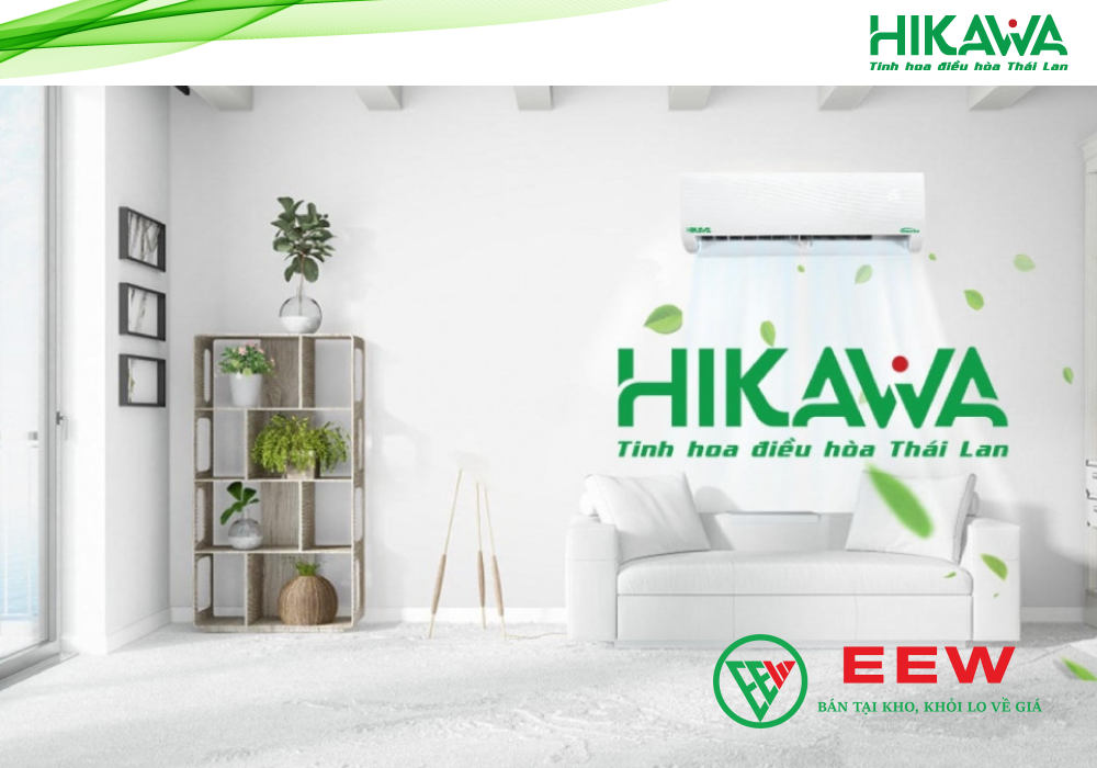 Điều hòa HIKAWA 1 chiều 9000BTU - điều khiển từ xa tiện lợi, chế độ hẹn giờ thông minh, dễ dàng sử dụng Điều hòa HIKAWA 1 chiều 9000BTU - điều khiển từ xa tiện lợi, chế độ hẹn giờ thông minh, dễ dàng sử dụng