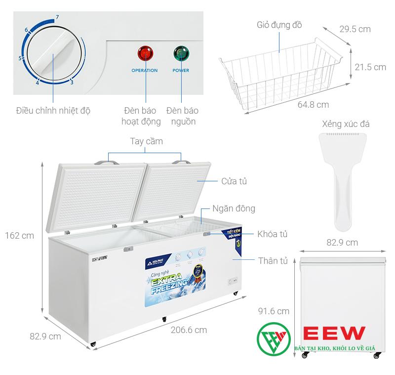 Tủ đông Hòa Phát 783 lít HPF AD6783 Tủ đông Hòa Phát 783 lít HPF AD6783