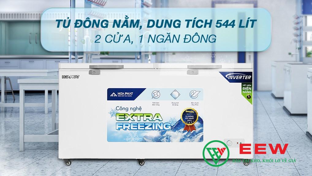 Tủ đông Hòa Phát Inverter 544 lít HPF AD8544 - làm lạnh nhanh, bảo quản thực phẩm tươi ngon lâu dài Tủ đông Hòa Phát Inverter 544 lít HPF AD8544 - làm lạnh nhanh, bảo quản thực phẩm tươi ngon lâu dài