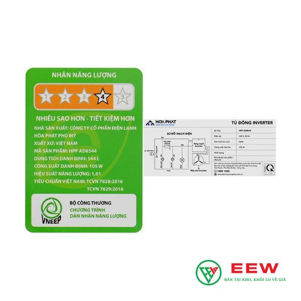 Tủ đông Hòa Phát Inverter 544 lít HPF AD8544 - vận hành êm ái, không gây tiếng ồn khó chịu Tủ đông Hòa Phát Inverter 544 lít HPF AD8544 - vận hành êm ái, không gây tiếng ồn khó chịu
