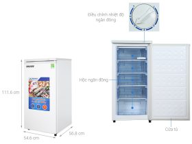 Tủ đông đứng Hòa Phát 147 lít HUF 350SR1