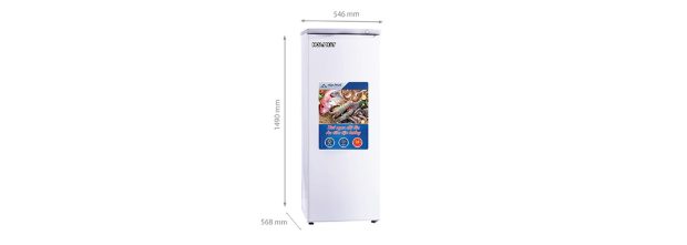 Tủ đông đứng Hòa Phát 208 lít HUF 450SR1