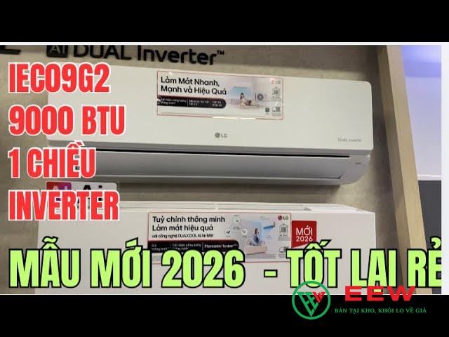 Điều hòa LG 9000BTU 1 chiều inverter IEC09G2